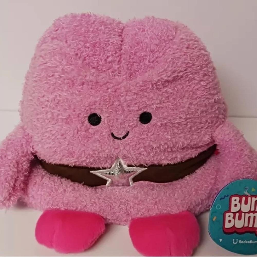 Bum Bumz‎ Heather The cowgirl hat  plushie 7.5" New With Tags